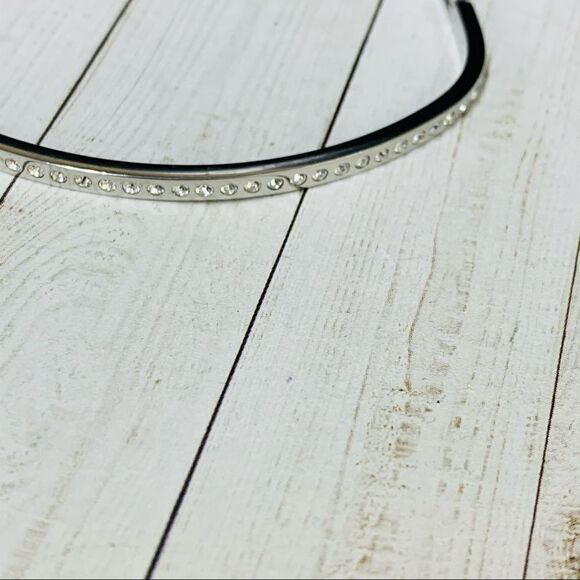 Silver Crystal Oblong Bracelet - Picture 2 of 3